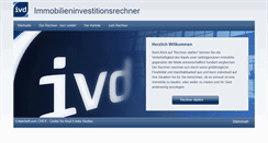 Desktop Screenshot of immoinvestrechner.net